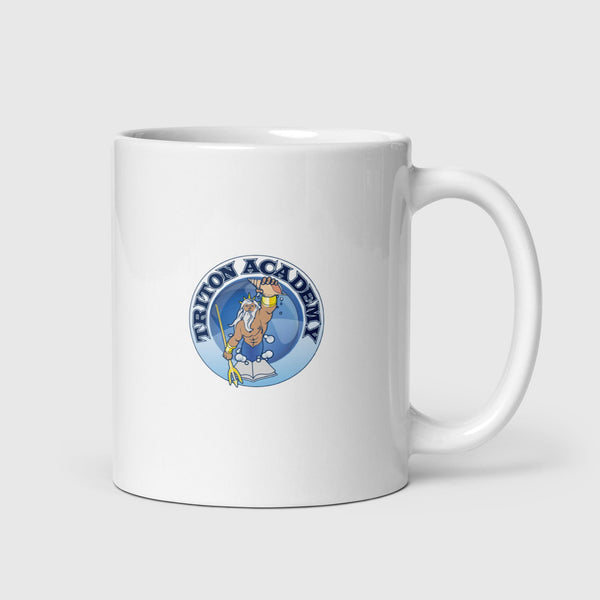 Triton White Glossy Mug